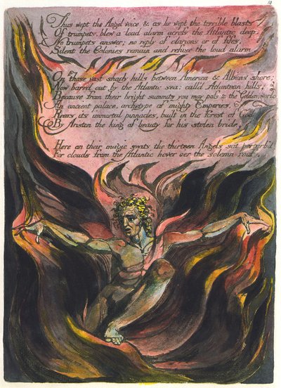 アメリカの予言 作： William Blake